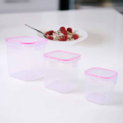 Kitchen Storage Container Set Of 3 Pcs (250 500 1000 Ml)