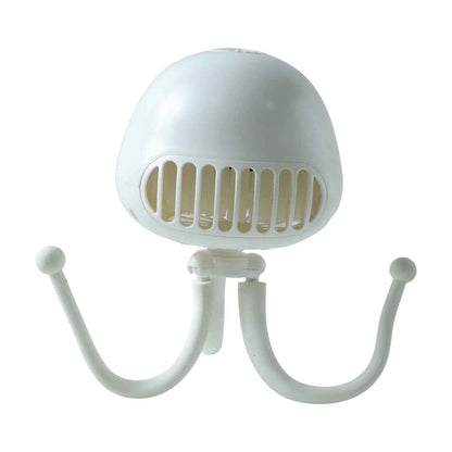 Rechargeable Handheld Mini Projector Fan (1 Pc)