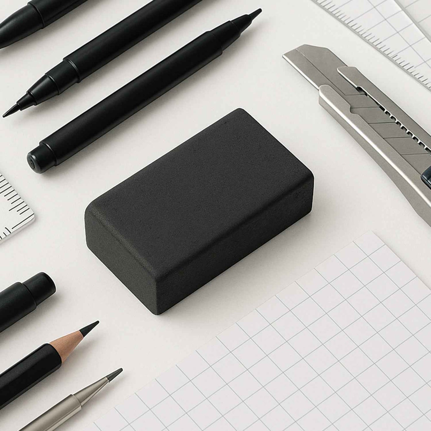 Fancy  Stylish Eraser (30 Pc  Mix Design)