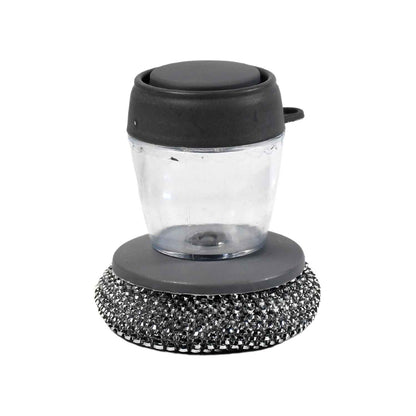 4921 Soap Dispensing Palm Brush Washing Liquid Dish Brush Soap Pot Utensils With Dispenser Cleaning