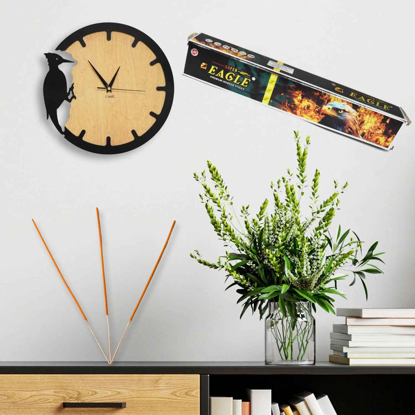 13119 Mosquito Agarbatti Stick Mosquito Agarbatti 1 Box (12 Packet  120 Sticks) (Incense Stick)