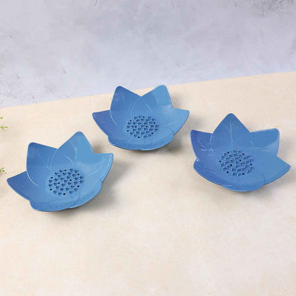 Supermom 3-piece Lotus Blossom Design Soap Holder Set