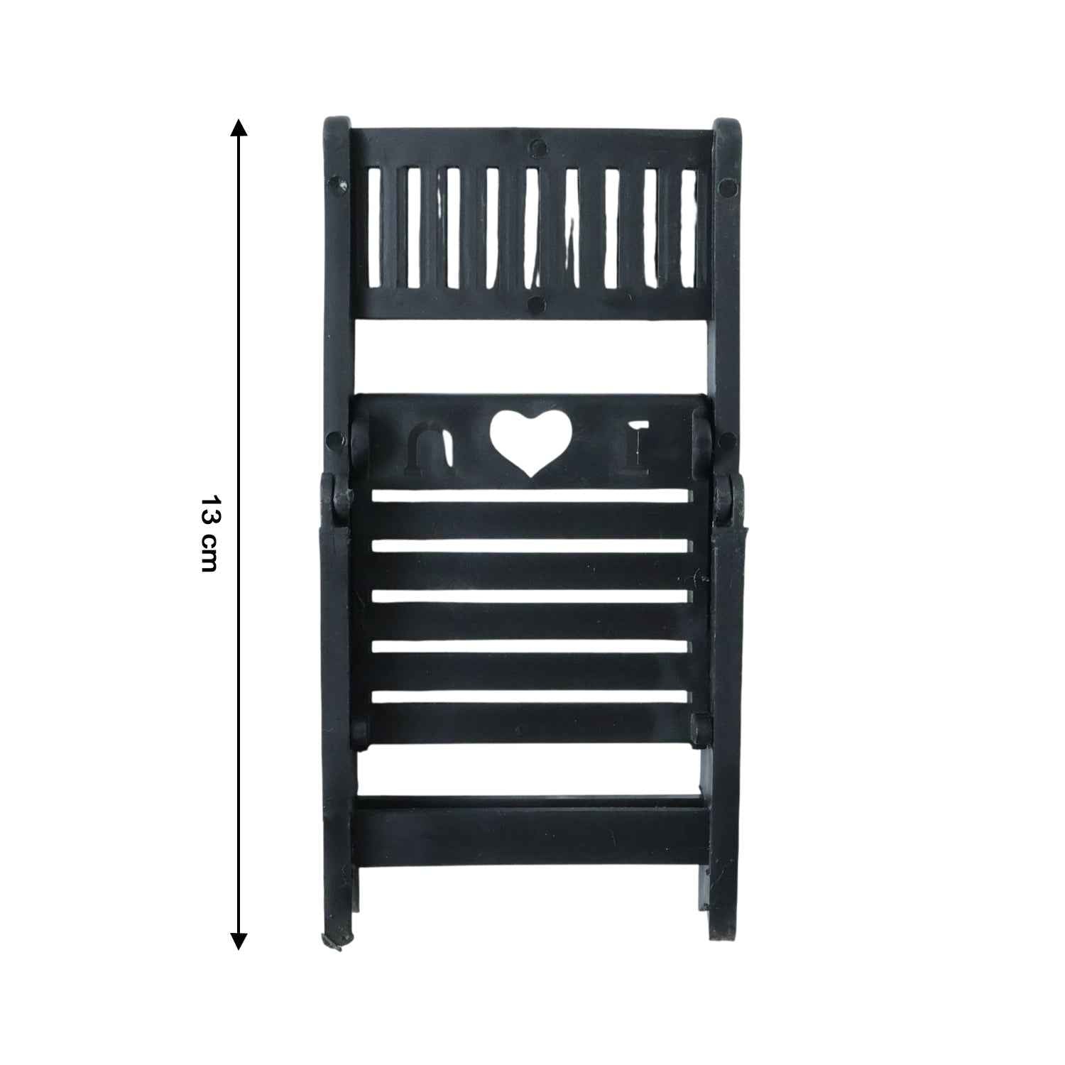 Mini Chair Shape Mobile Stand Holder (1 Pc  Balck Color)