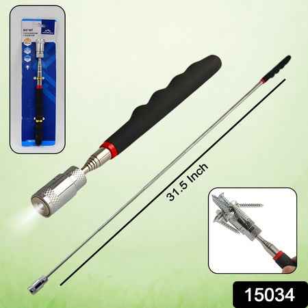1 Pc Telescopic Pick Up Tool Magnetic Mini Led Magnet Tool