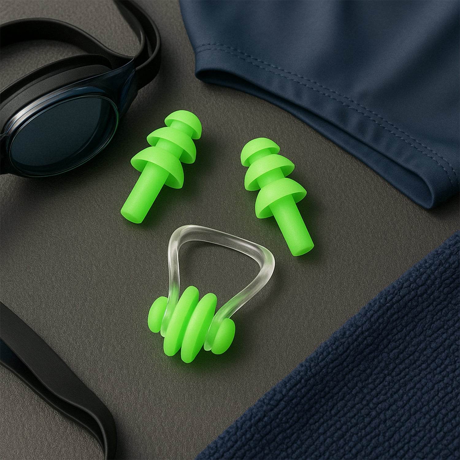 Swimming Earplugs And Nose Clip Set (3 Pc) - Best Deals at BeSh Deals®