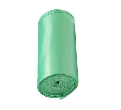 1581 Green Compostable Corn Starch Garbage Bags (17 X 19)