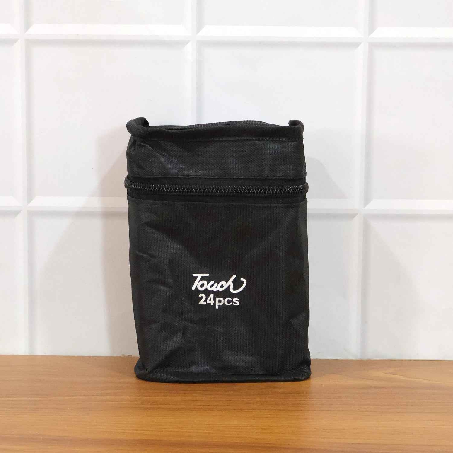 24 Pc Dual Tip Sketch Marker Pen Set With Storage Pouch