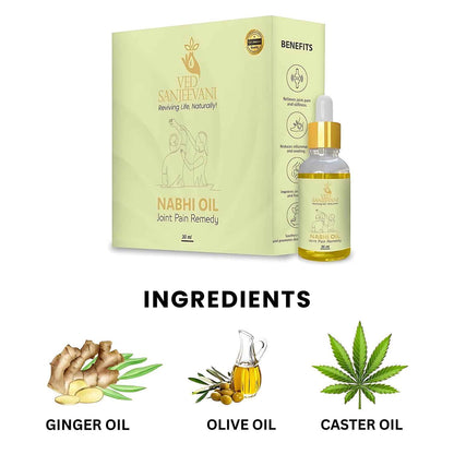 Ved Sanjeevani Nabhi Oil For Joint Pain Relief (30ml  1 Pc)