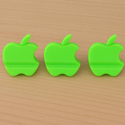Apple-shaped Plastic Mobile Phone Holder (3 Pc  Mix Color)