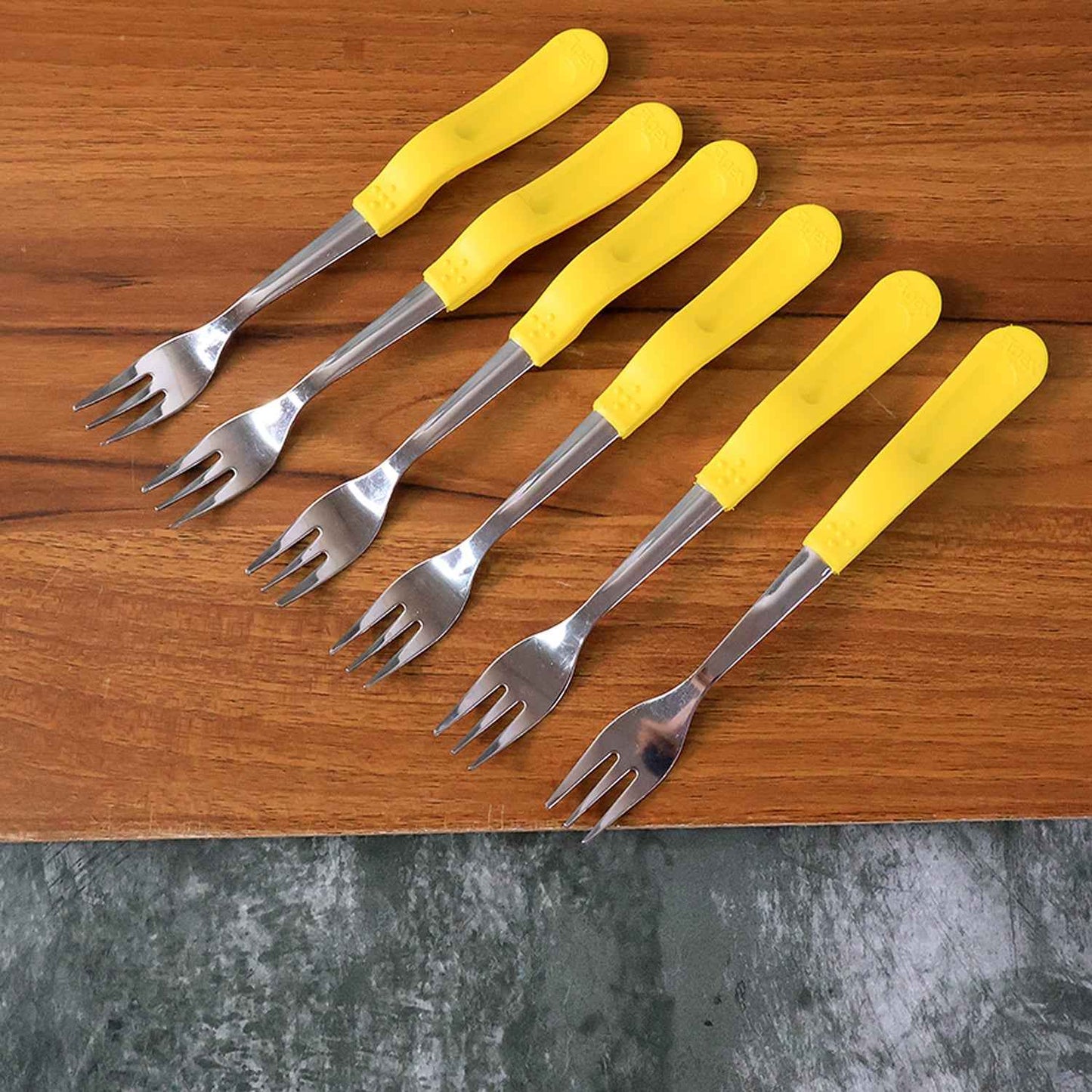 Supermom Premium Stainless Steel Big Fork (6 Pc Set) - BeSh Deals®