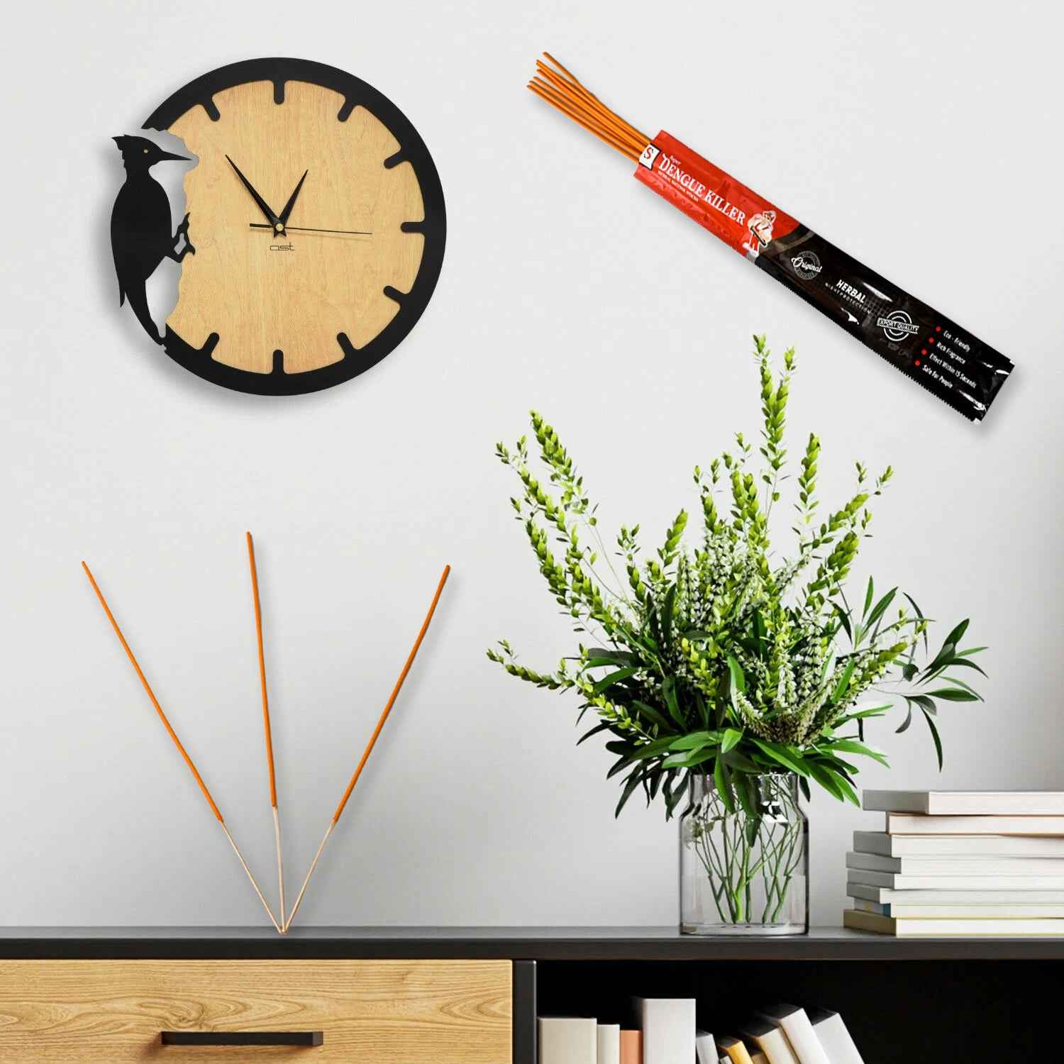 Mosquito Agarbatti Stick Herbal Mosquito Agarbatti  (1 Packet  10 Sticks) (Incense Stick)