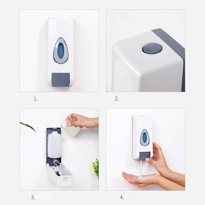 Wall Mounted Liquid Soap Dispenser (1 Pc)