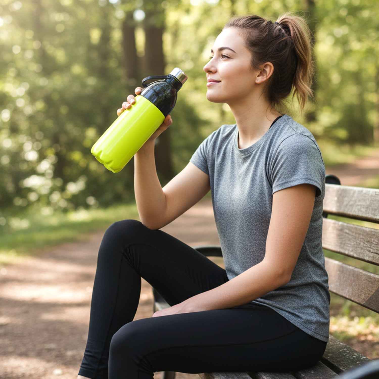 Extra Large Leakproof Water Bottle (1 Pc 1700ml Approx)