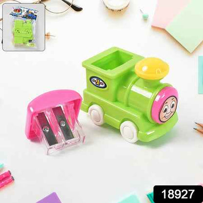 Train Double Hole Pencil Sharpener (1 Pc)