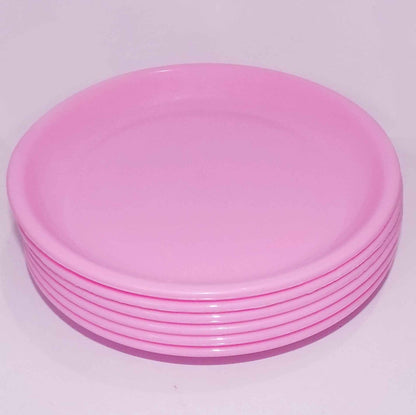 2185 Round Shaped Mini Soup Platesdishes - 6 Pcs