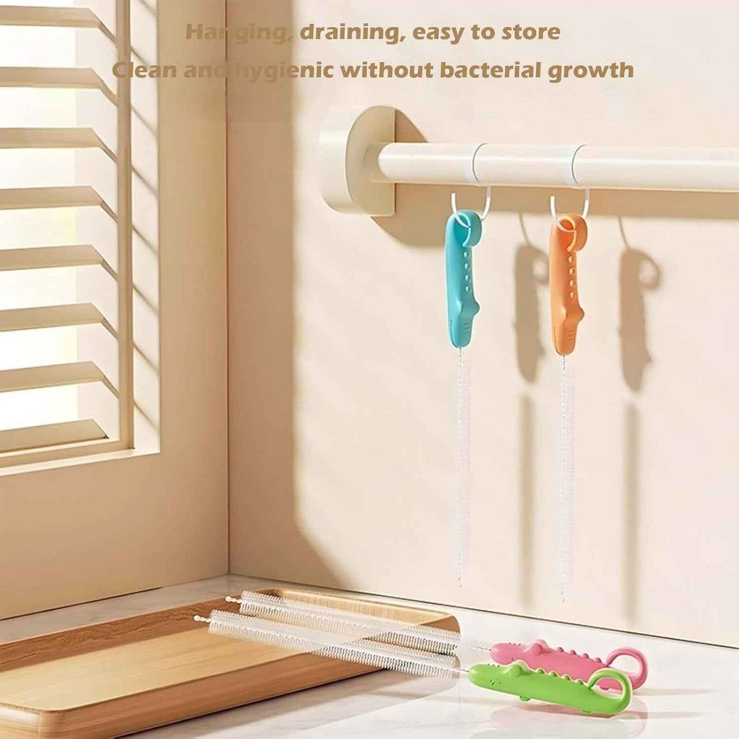 Bottle Spout Cleaning Brush With Ergonomic Handle (1 Pc 22 Cm Long) - BeSh Deals®