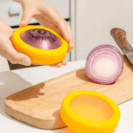 Vegetable Container Premium Fruits Saver Keeper (1 Pc  Yellow)