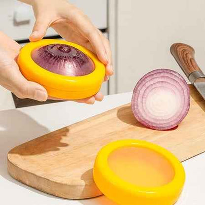 Vegetable Container Premium Fruits Saver Keeper (1 Pc  Yellow)