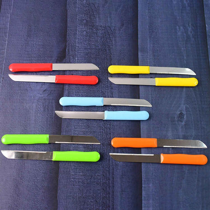Premium Quality Stainless Steel Handle Plain Knife (10 Pc  1 Set)