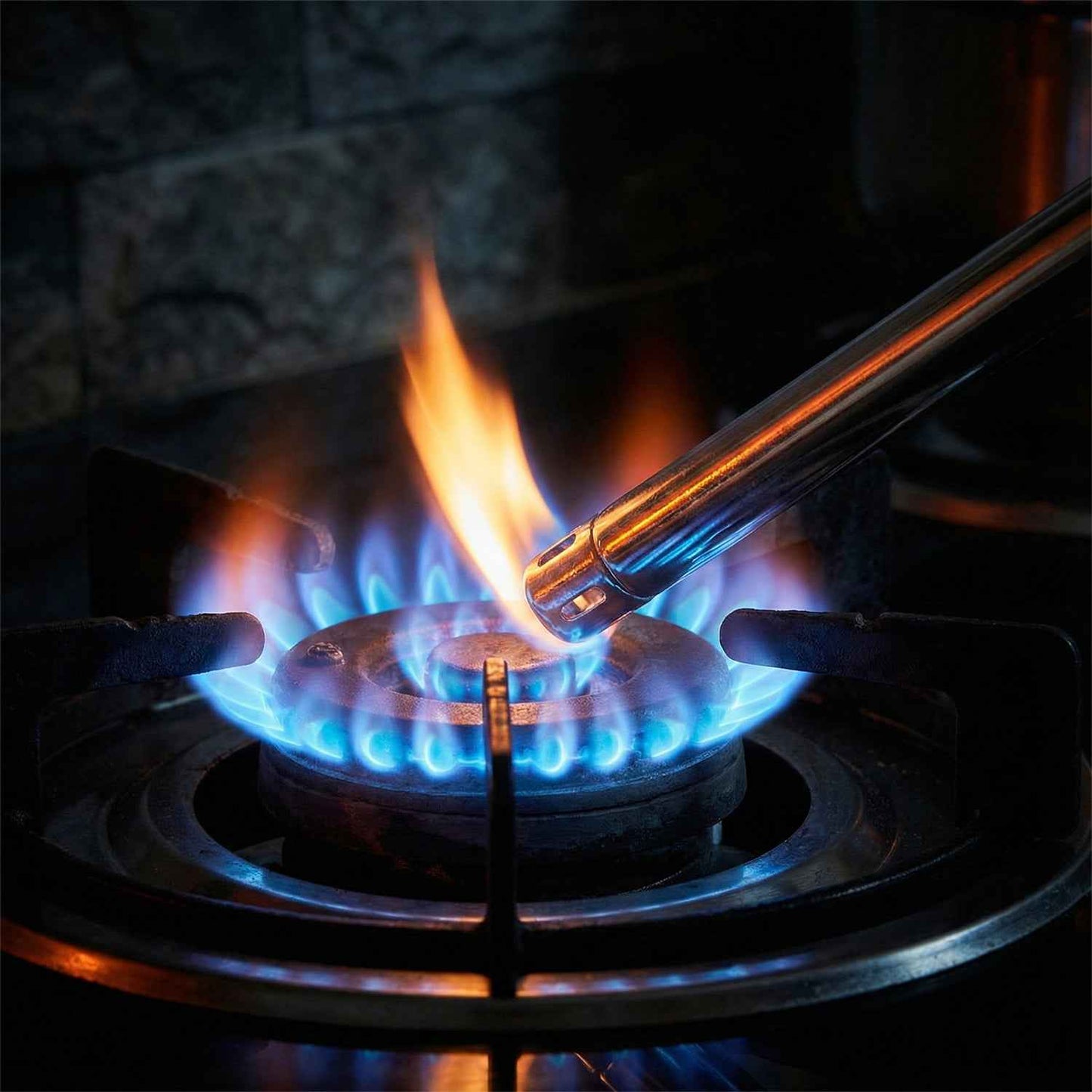 Extra-long Stainless-steel Gas Stove Lighter (1.5 Feet Length)