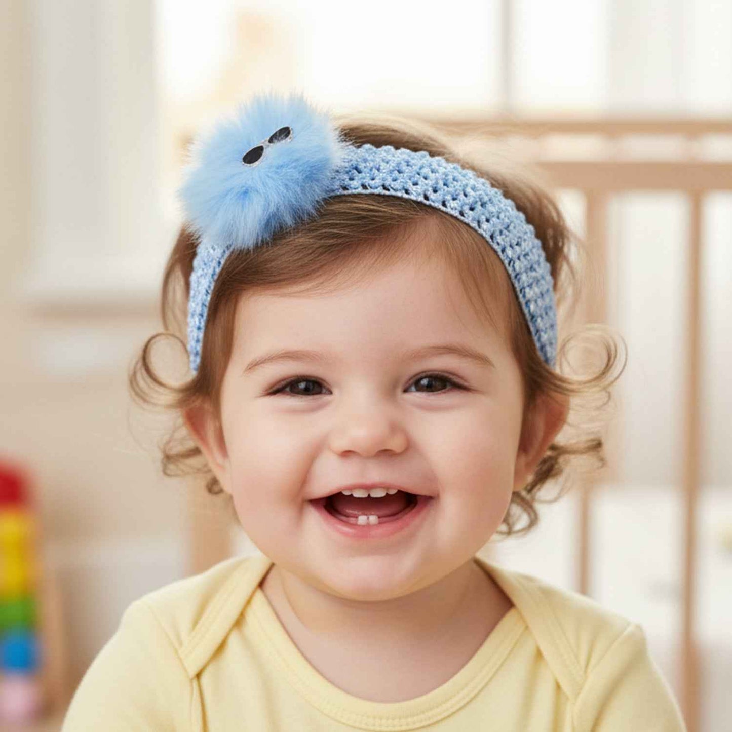 Baby Girls Cute Hair Band With Soft Elastic Stretch Headband (1 Pc)