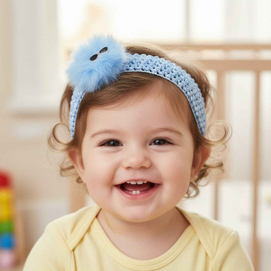 Baby Girls Cute Hair Band With Soft Elastic Stretch Headband (1 Pc)