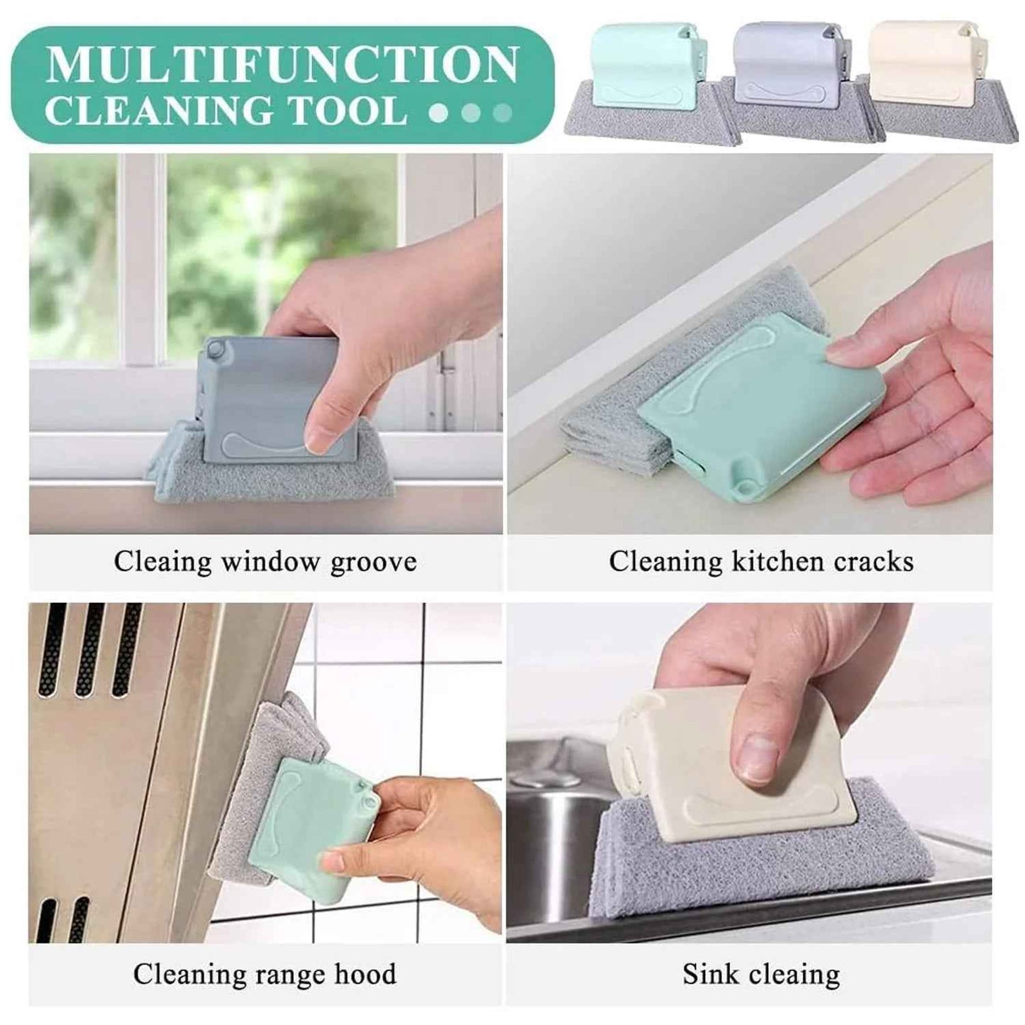 Multipurpose Window  Surface Cleaning Tool Set (2 Pc)