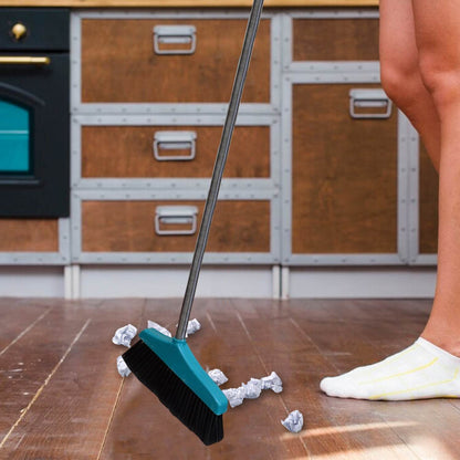 0627 Long Handle Dustpan And Brush 2 Piece Set For Sweeping Cleaning Home Office - Best Deals at BeSh Deals®