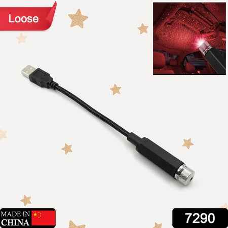 7290  Multipurpose Laser Light Light Galaxy Night Sky Ambiance Laser Micro Projector Atmosphere Ambient Roof Usb Light Car Ceiling Bedroom For Party (1 Pc)