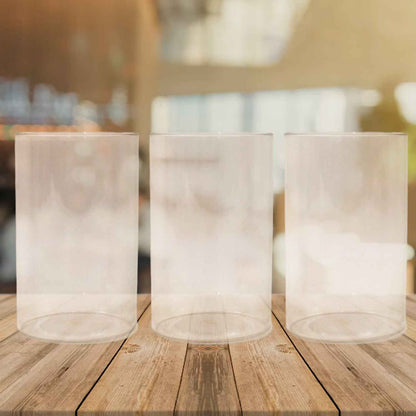 Apex Everyday Plastic Glass Set  6 Pieces Lightweight  Unbreakable