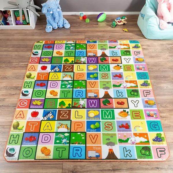 1200 Waterproof Single Side Baby Play Crawl Floor Mat For Kids Picnic School Home (Size 180 X 115) - Best Deals at BeSh Deals®