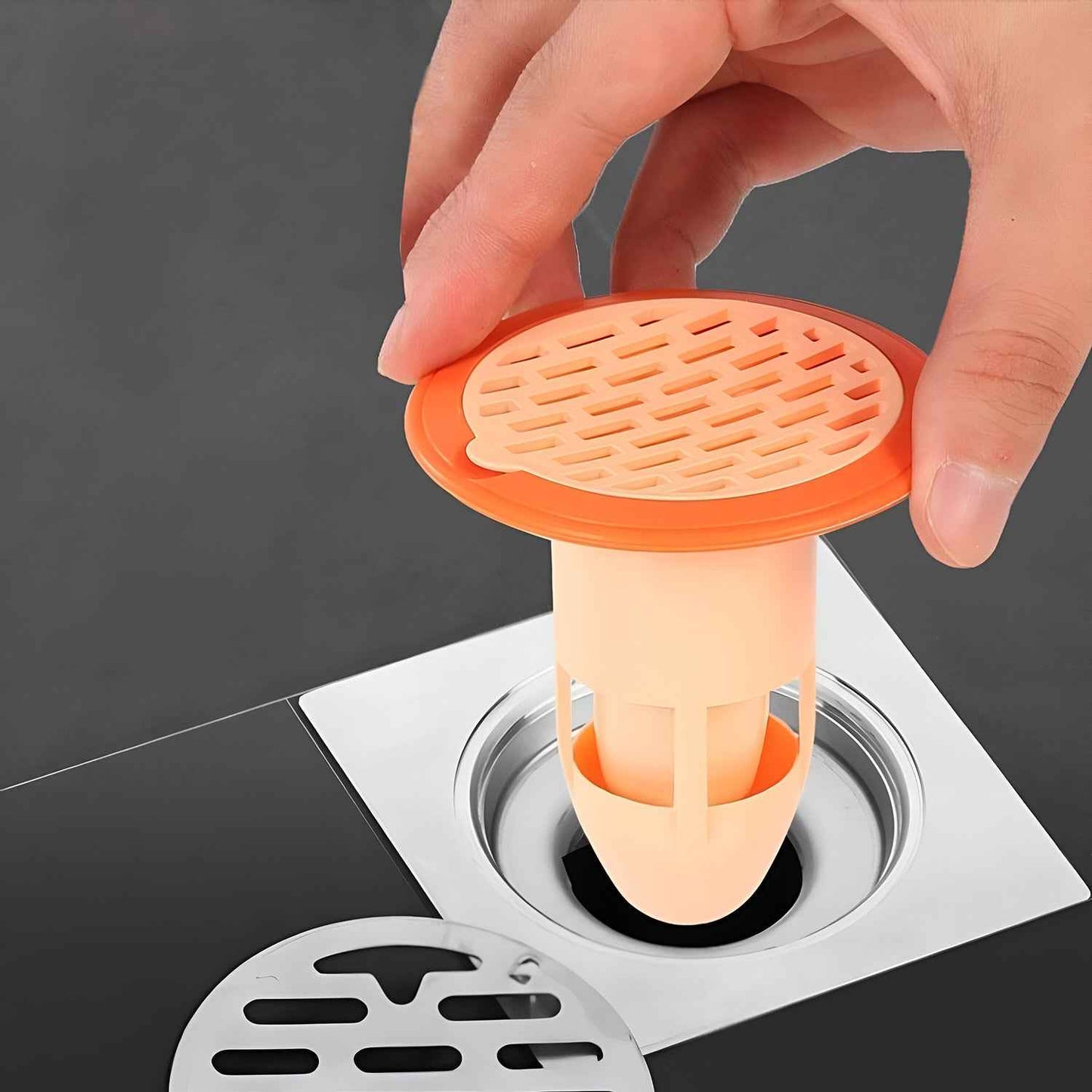 Bathroom  Kitchen Plastic Drain Strainer (1 Pc)