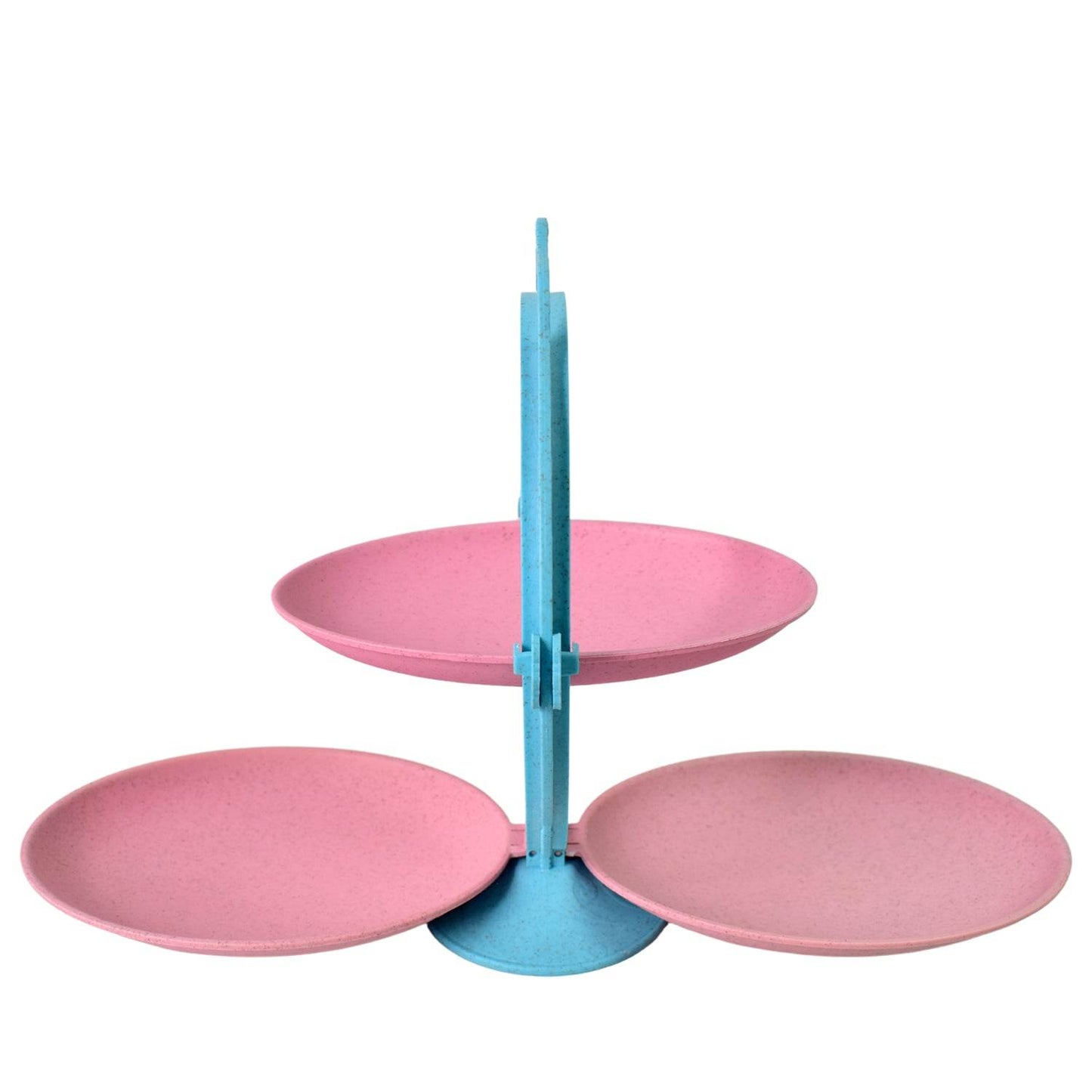 Foldable Fruit Plate Candy Dish  Multi Use Mirror Shape Dried Fruit Tray (1 Set) - by BeSh Deals® - Best Deals at BeSh Deals®