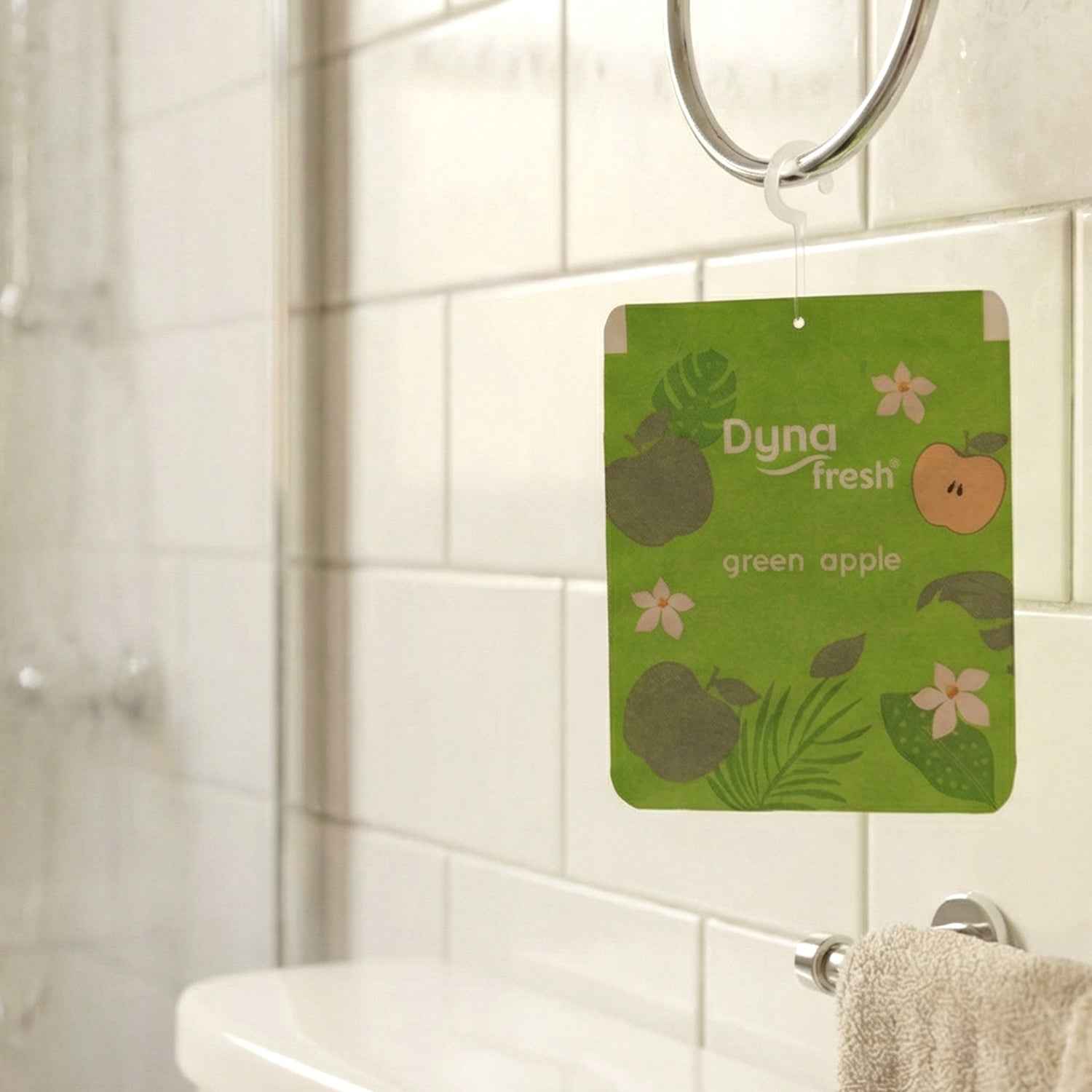 Green Apple Hanging Air Freshener Gel (1 Pc 10 Gm)