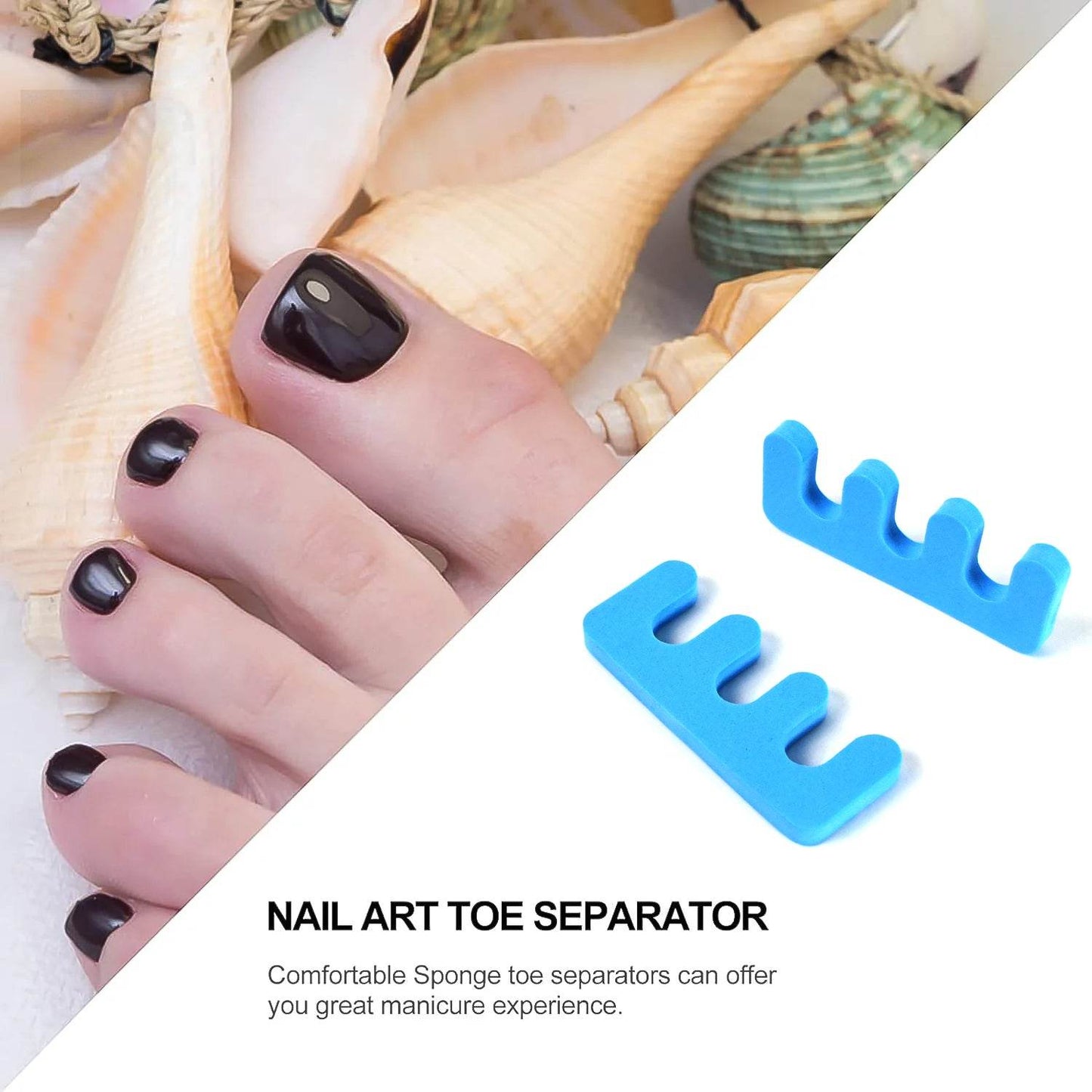 Toe Separators Toe Spacers Sponge Toe Stretcher Pedicures (1 Pair) - Best Deals at BeSh Deals®