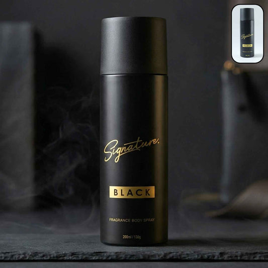 Signature Premium Black Fragrance Body Spray 200 Ml