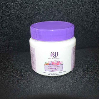 Beautiful Basics Shea Butter  Argan Oil Body Cream  450g