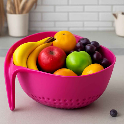 Supermom Premium Multipurpose Triangular Kitchen Colander (1 Pc) - BeSh Deals®