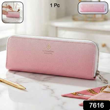 Premium Makeup Brush Storage Pouch With Zip Closure (1 Pc)