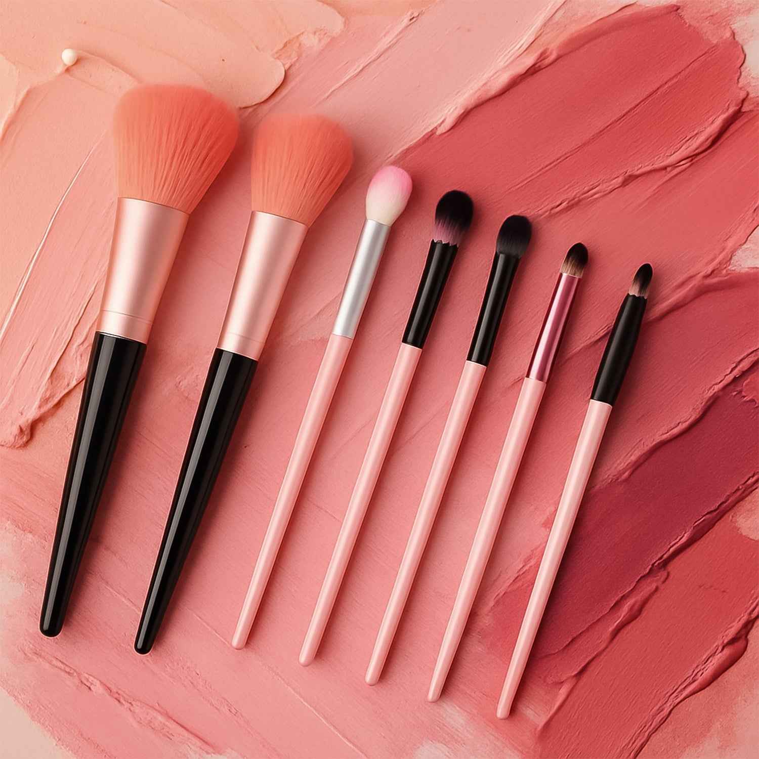 Professional Soft Makeup Brush Set (7 Pc)