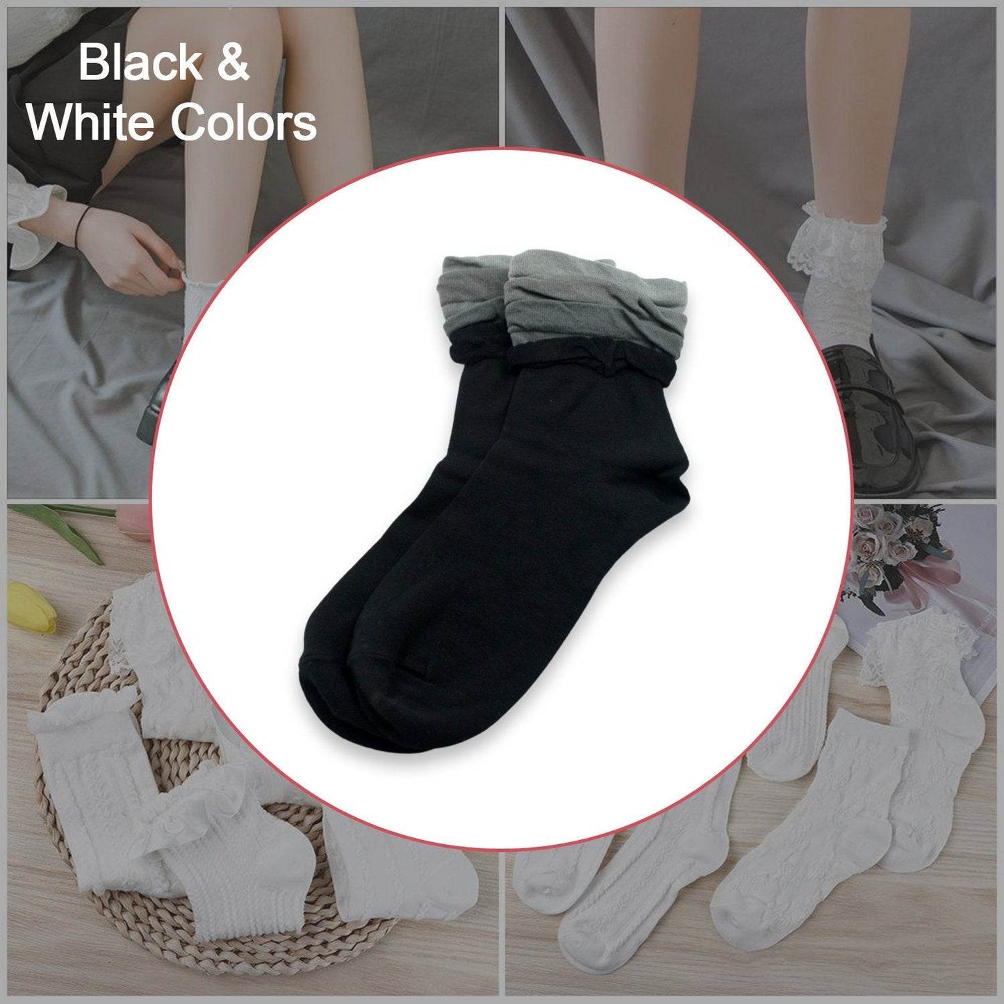 7355 Socks Breathable Thickened Classic Simple Soft Skin Friendly - Best Deals at BeSh Deals®