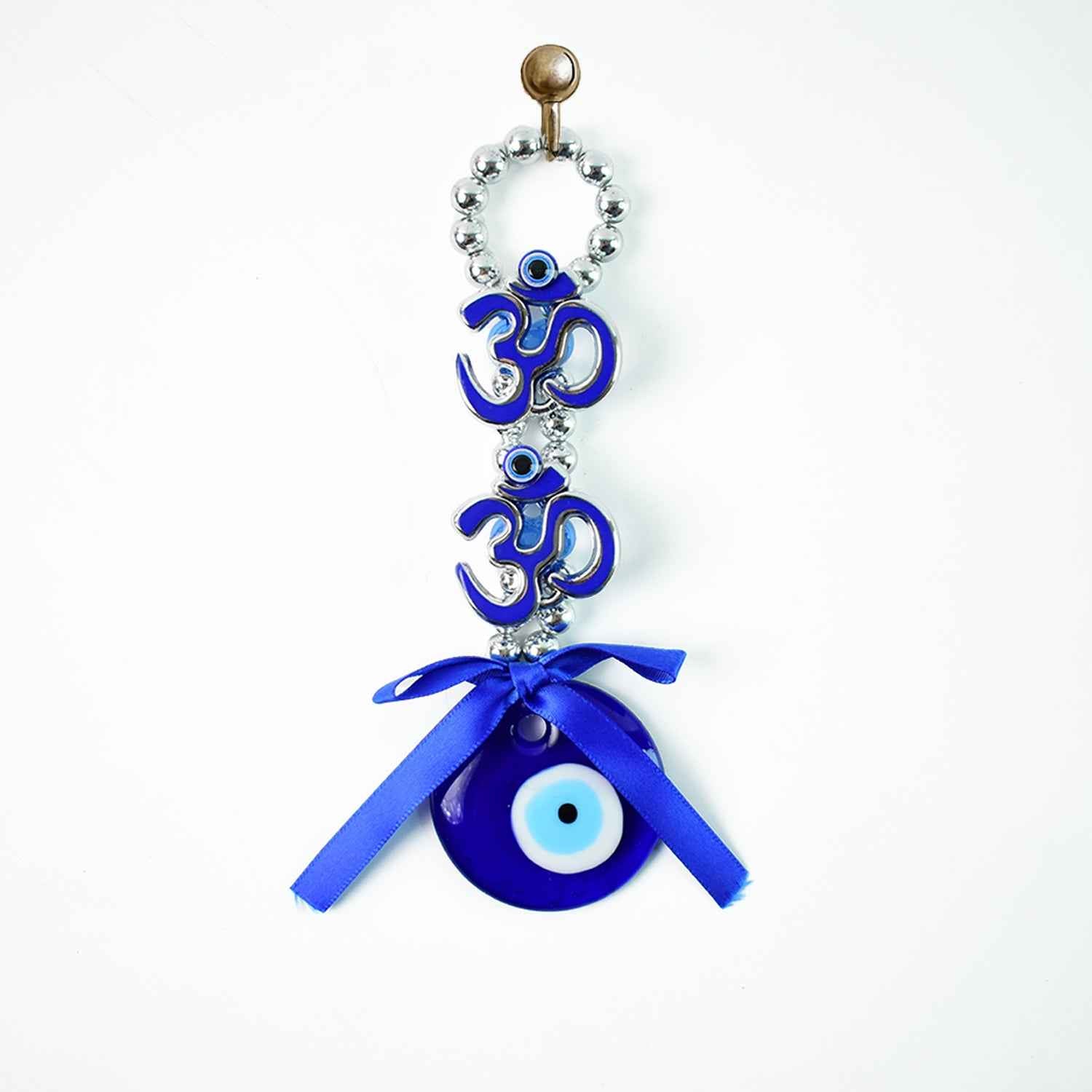 Decorative Double Om Symbol Evil Eye Hanging (1 Pc)