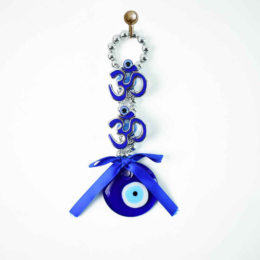 Decorative Double Om Symbol Evil Eye Hanging (1 Pc)