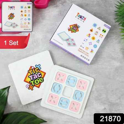 Tic Tac Toe Classic Strategy Board Game For Kids (1 Set)