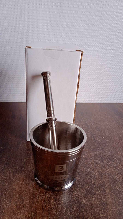 Heavy Duty Stainless Steel Mortar And Pestle Set For Kitchen Khalbatta Set (2 Pc Set)