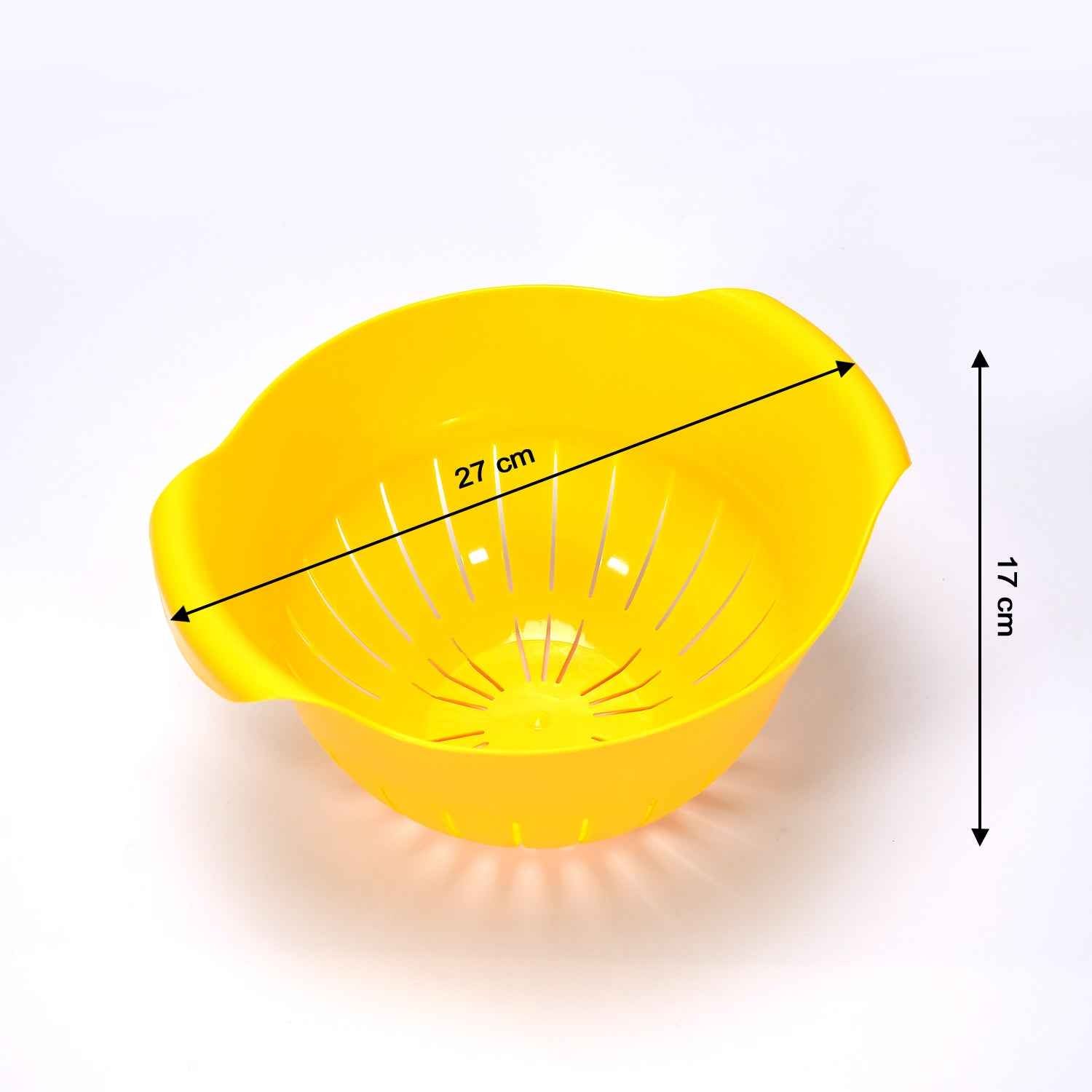 2312 Plastic Fruits Vegetable Noodles Pasta Washing Bowl  Strainer