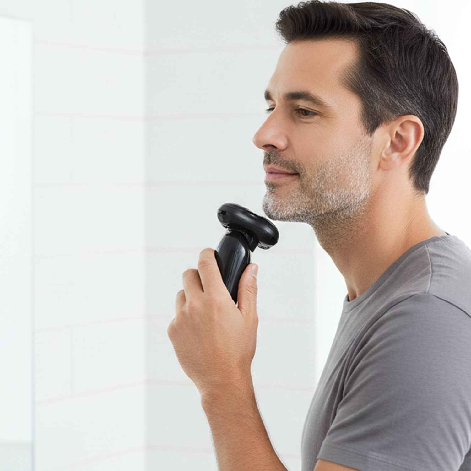 Rechargeable Electric Rotary Shaver Trimmer For Men (1 Set)