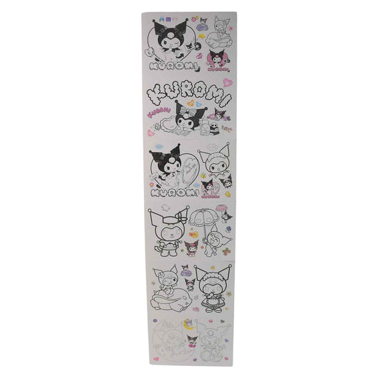 Coloring Book For Kids 6 Sheets With 6 Colorful Markers  (1 Set)