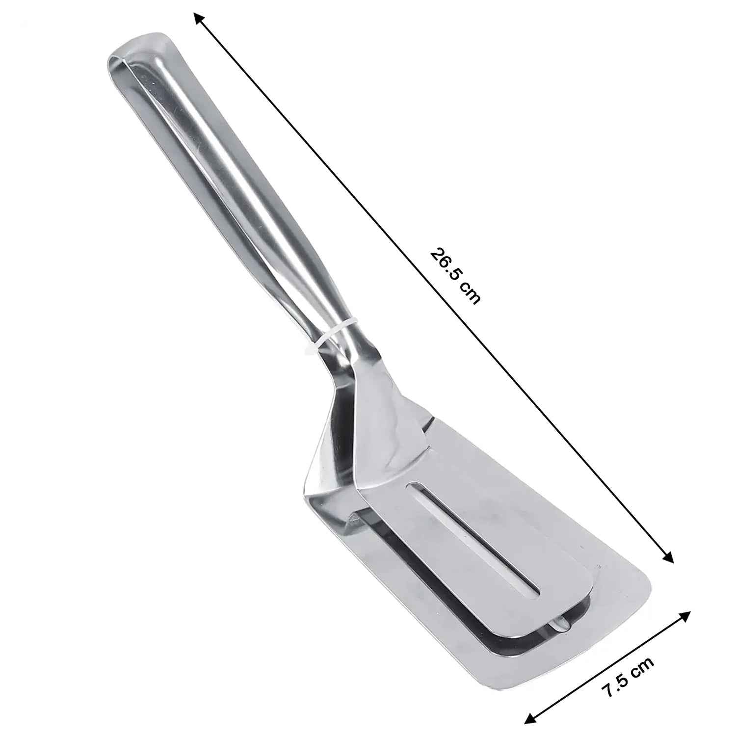 2918 Multifunction Cooking Serving Turner Frying Food Tong. Stainless Steel Steak Clip Clamp Bbq Kitchen Tong.