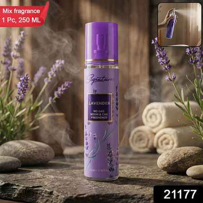 Lavender No Gas Room  Car Freshener Spray (250ml 1 Pc)